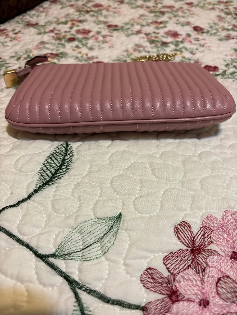 Coach quilted leather